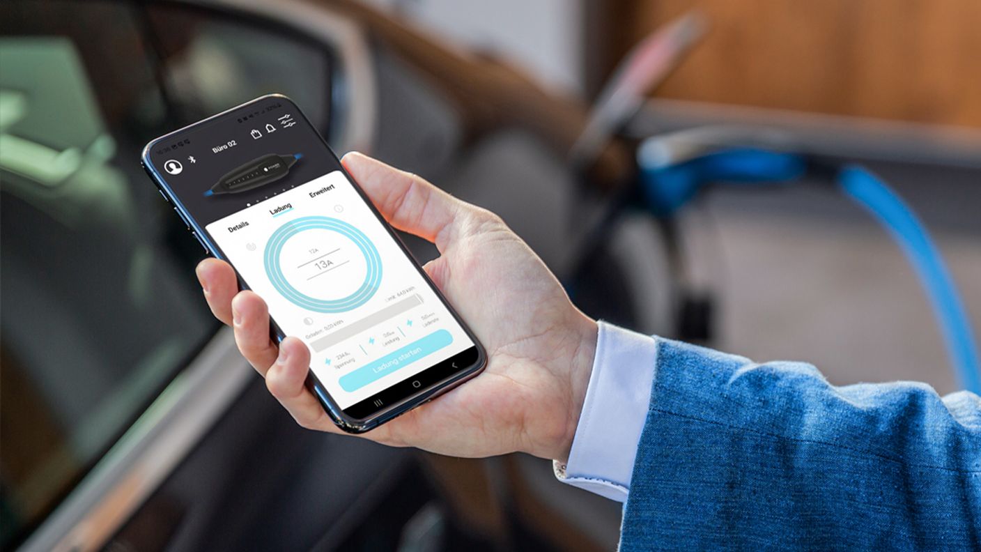 Дисплей на мобилен телефон със статистика за зареждане