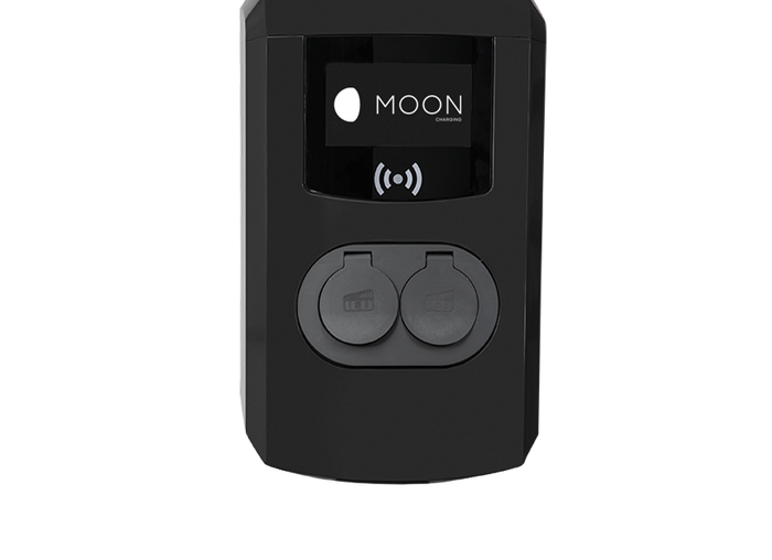 Дисплеят на зарядна станция MOON Pro-line 